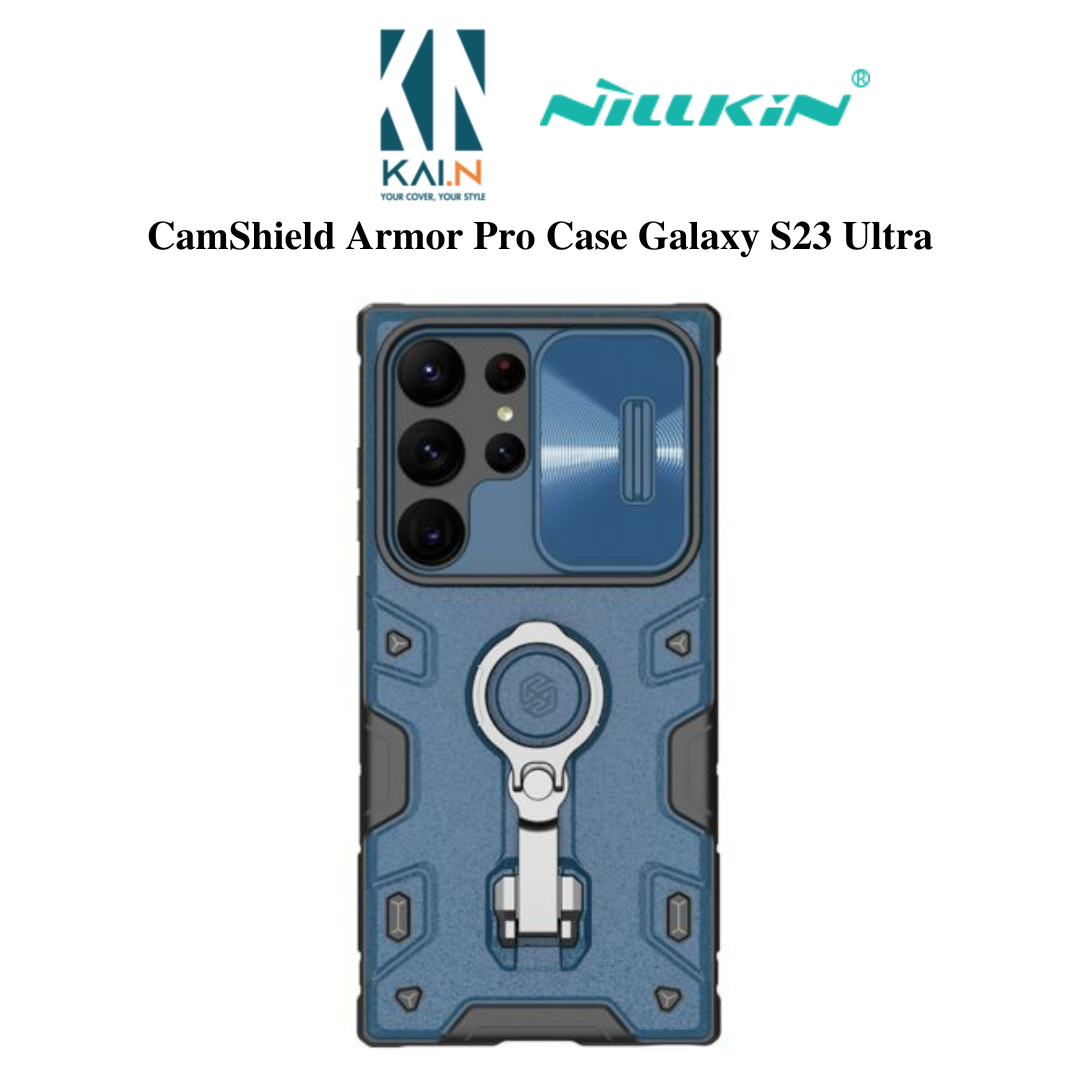 Ốp Lưng Nillkin CamShield Armor Pro Dành Cho Samsung Galaxy S23 Ultra - Hàng Chính Hãng