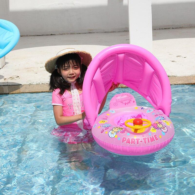 Phao Bơi Tròn Có Vô Lăng Dành Cho Bé Sơ Sinh