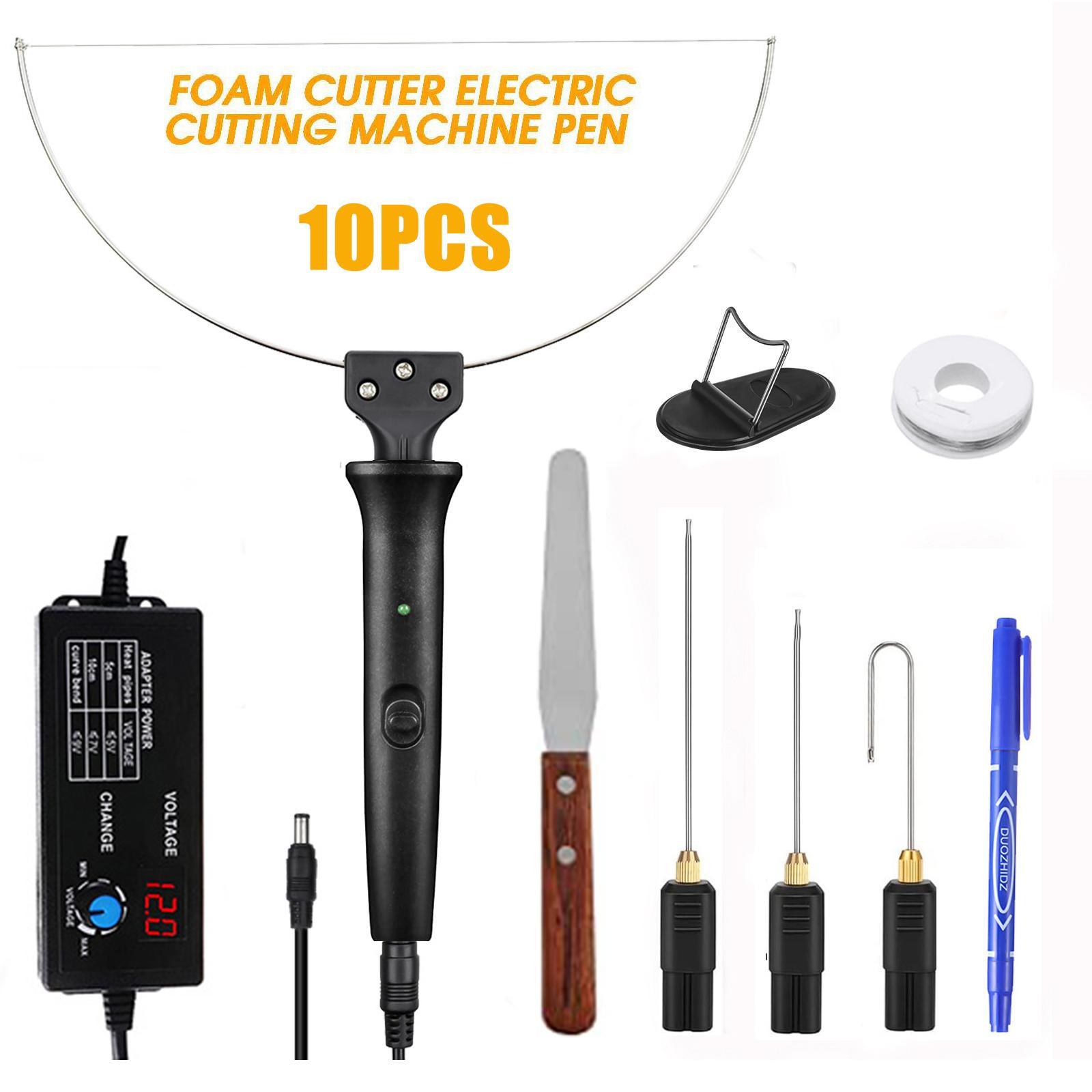 Electric Hot Wire Cutter Pen Foam Cutting Tool Portable Hot Pen DIY Electric Foam Cutting Machine Pen Foam Cutter Set for Crafts Art Project