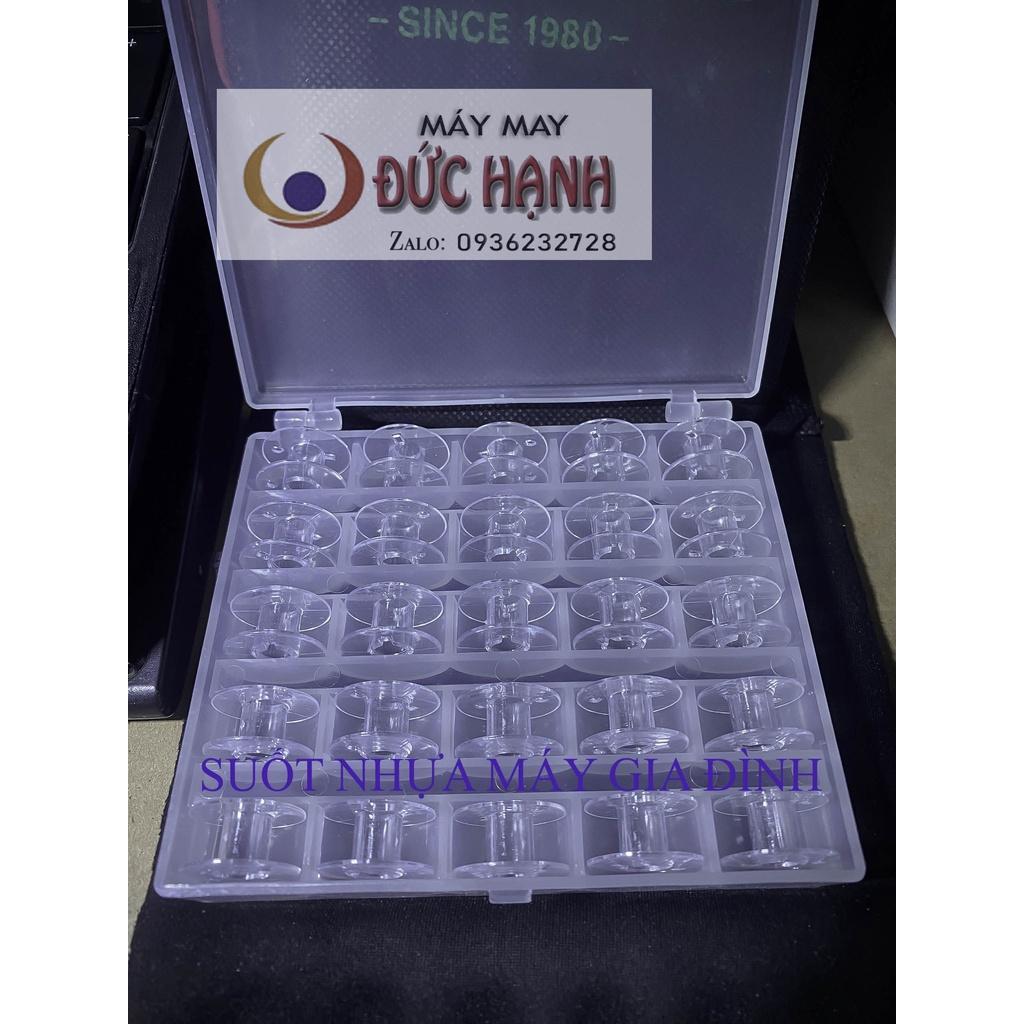 Hộp Đựng Suốt + 25 suốt cho máy may gia đình và công nghiệp