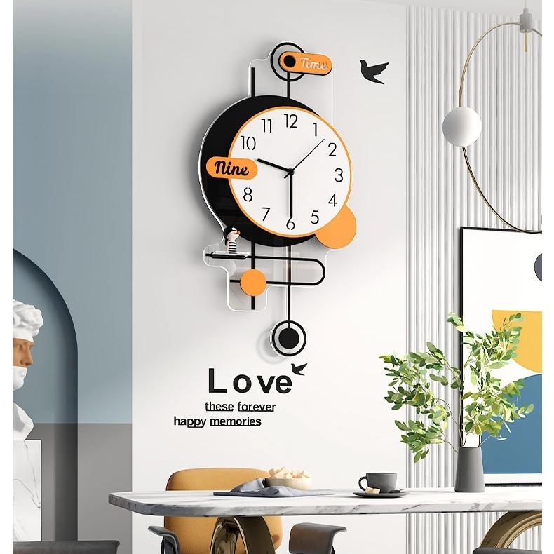 Đồng hồ treo tường trang trí P-HOME - quà tặng tân gia nhà mới