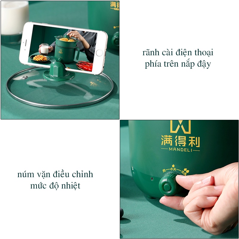 Nồi Lẩu Mini 2 Tầng Đa Năng