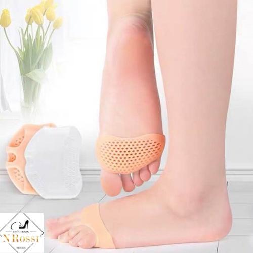 Lót giày silicone tổ ong đệm êm lòng bàn chân phía trước chống rộng