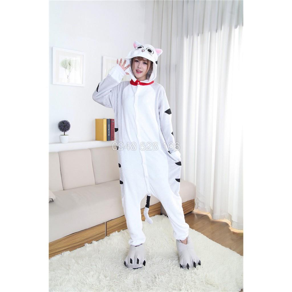 Bộ đồ hình thú đồ ngủ Mèo Chii Người Lớn