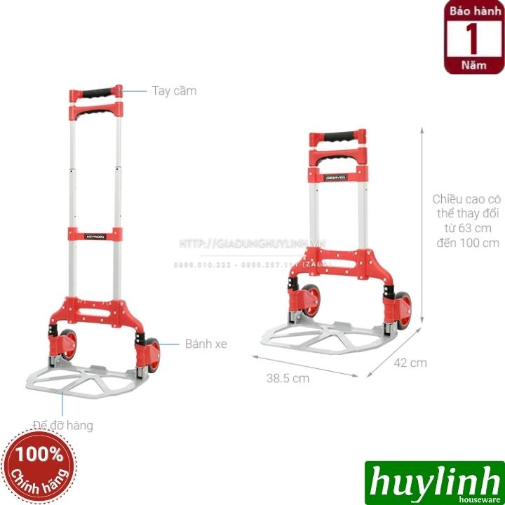 Xe đẩy hàng 2 bánh rút gọn Advindeq TL-85E - Tải trọng tối đa 85kg - Hàng chính hãng