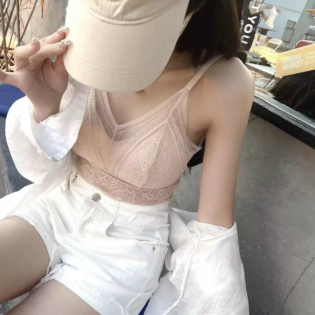 Áo Bra đi biển ren hoa