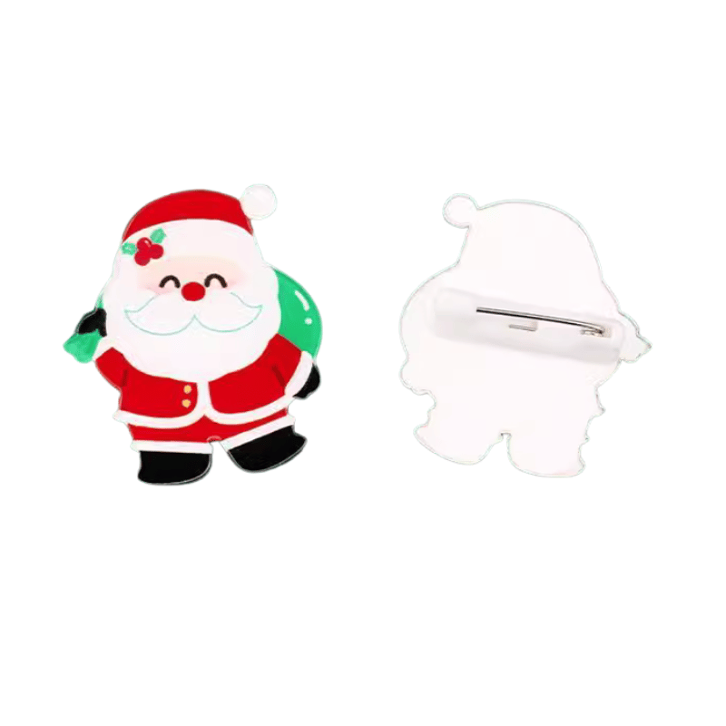 20 Cái Ghim cài Noel dễ thương – Huy hiệu Giáng Sinh trang trí áo, balo, túi xách