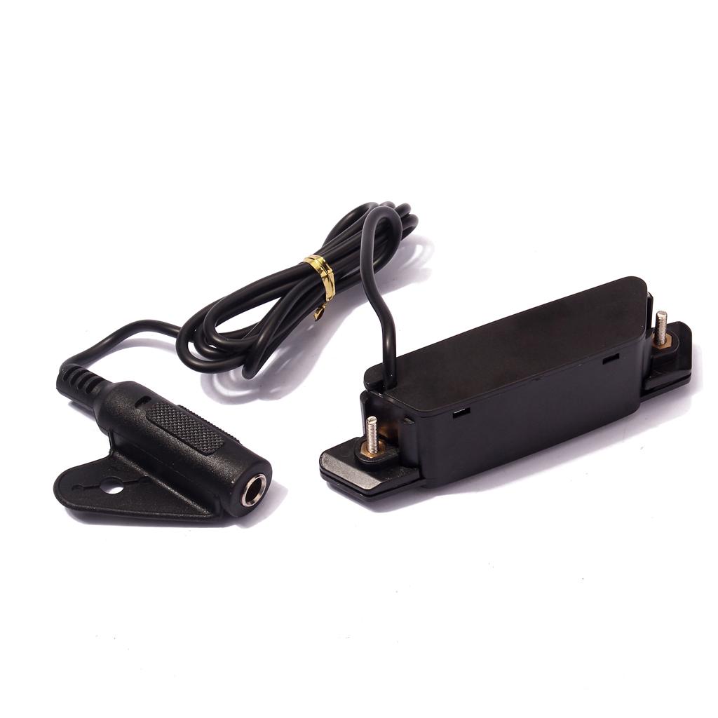 Magnetic Soundhole Pickup for Acoustic Guitar EQ with 6.35mm Output Endpin Jack