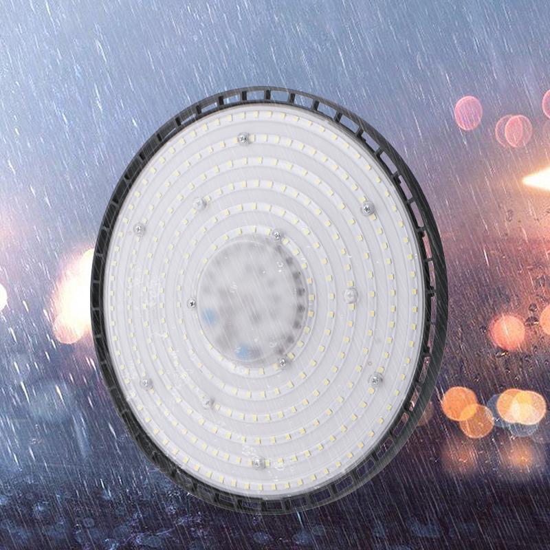 Đèn LED Siêu Sáng Chiếu Sáng Công Nghiệp Đèn Garage 100W 150W 200W High Bay Light Chống Nước IP65 Cho Phòng Tập Gym Nhà Kho Nhà Máy
