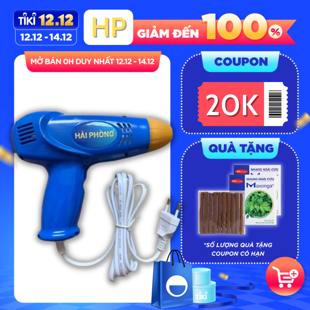 Máy cứu ngải Hải Phòng HP01 tặng 02 hộp nhang Maxonga