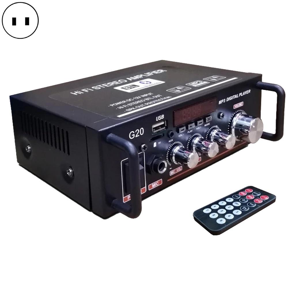 PEMG Wireless Bluetooth-compatible Amplifier Car Wireless Digital Amplifier Remote Control for Car