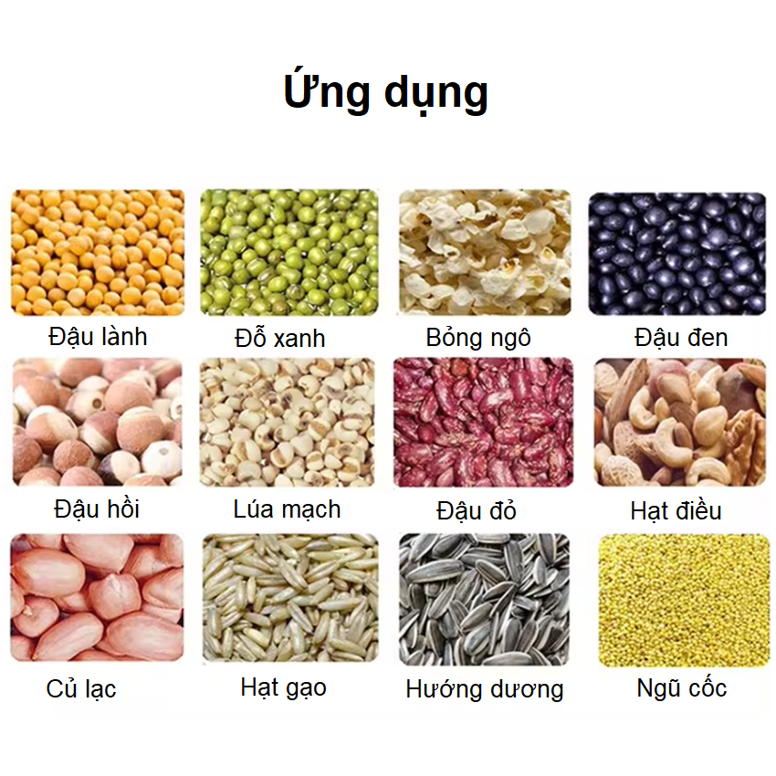 Máy rang hạt cà phê và các loại hạt tự động tích hợp điều chỉnh thời gian, thương hiệu Mỹ cao cấp Cafemasy SCR-300B - Hàng Nhập Khẩu