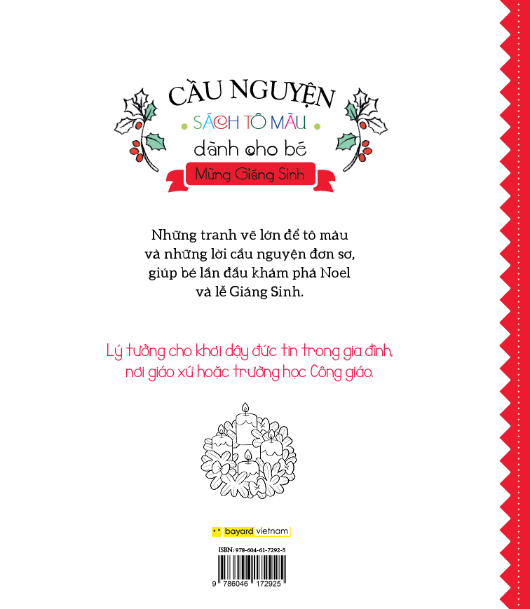 CẦU NGUYỆN - Sách Tô Màu Dành Cho Bé Mừng Giáng Sinh