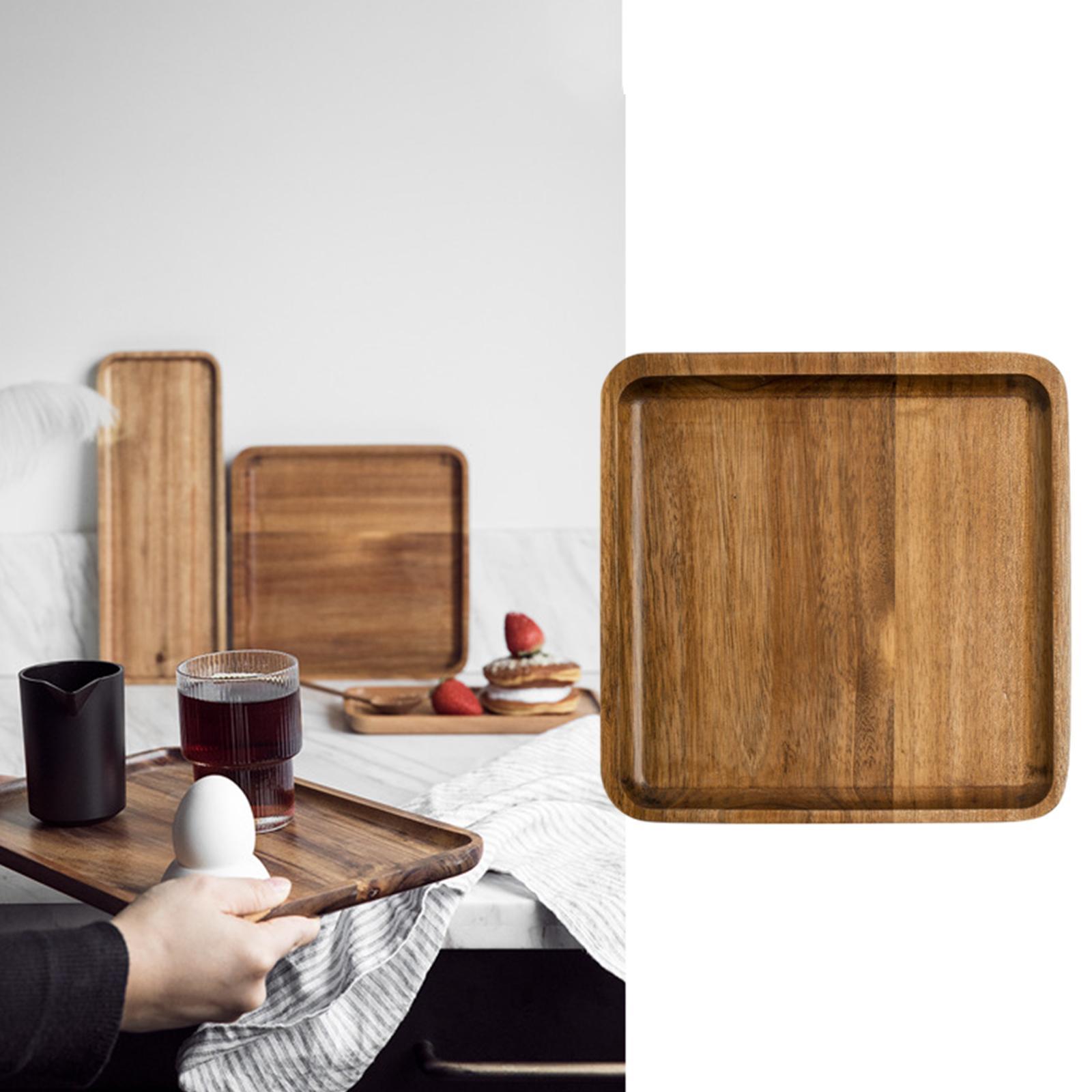 Bread Vegetable Trays Wooden Platter Fruit Cookie Platter