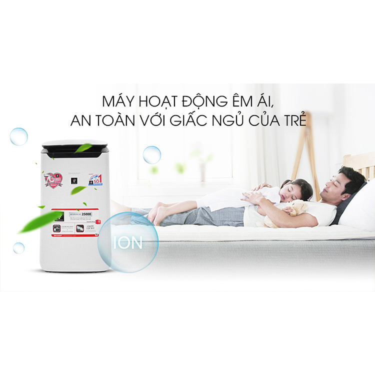 Máy lọc không khí Sharp FP-J60E-W - Hàng chính hãng