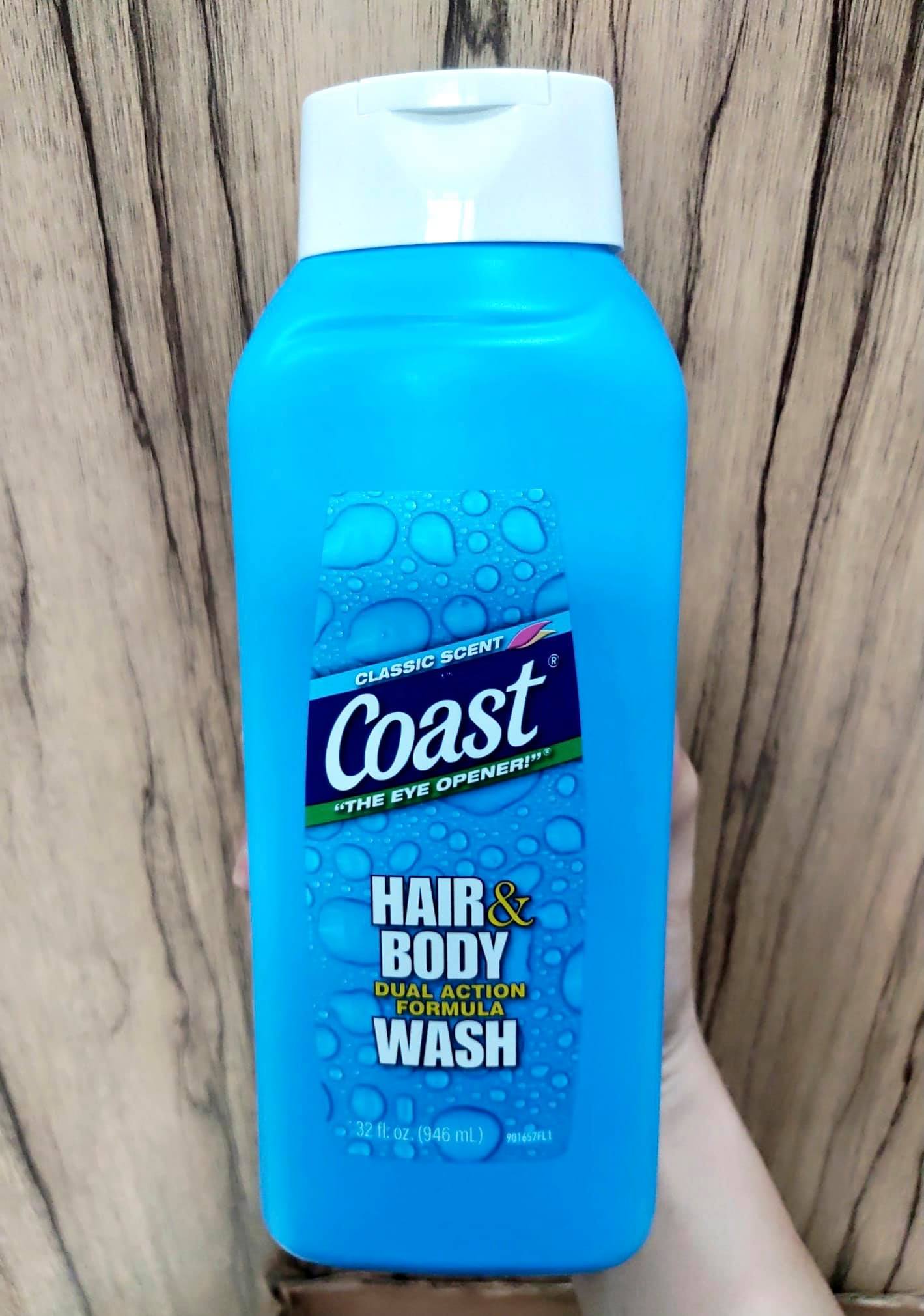 Sữa tắm gội nam Coast Hair &amp; Body Wash Classic Scent 946ml