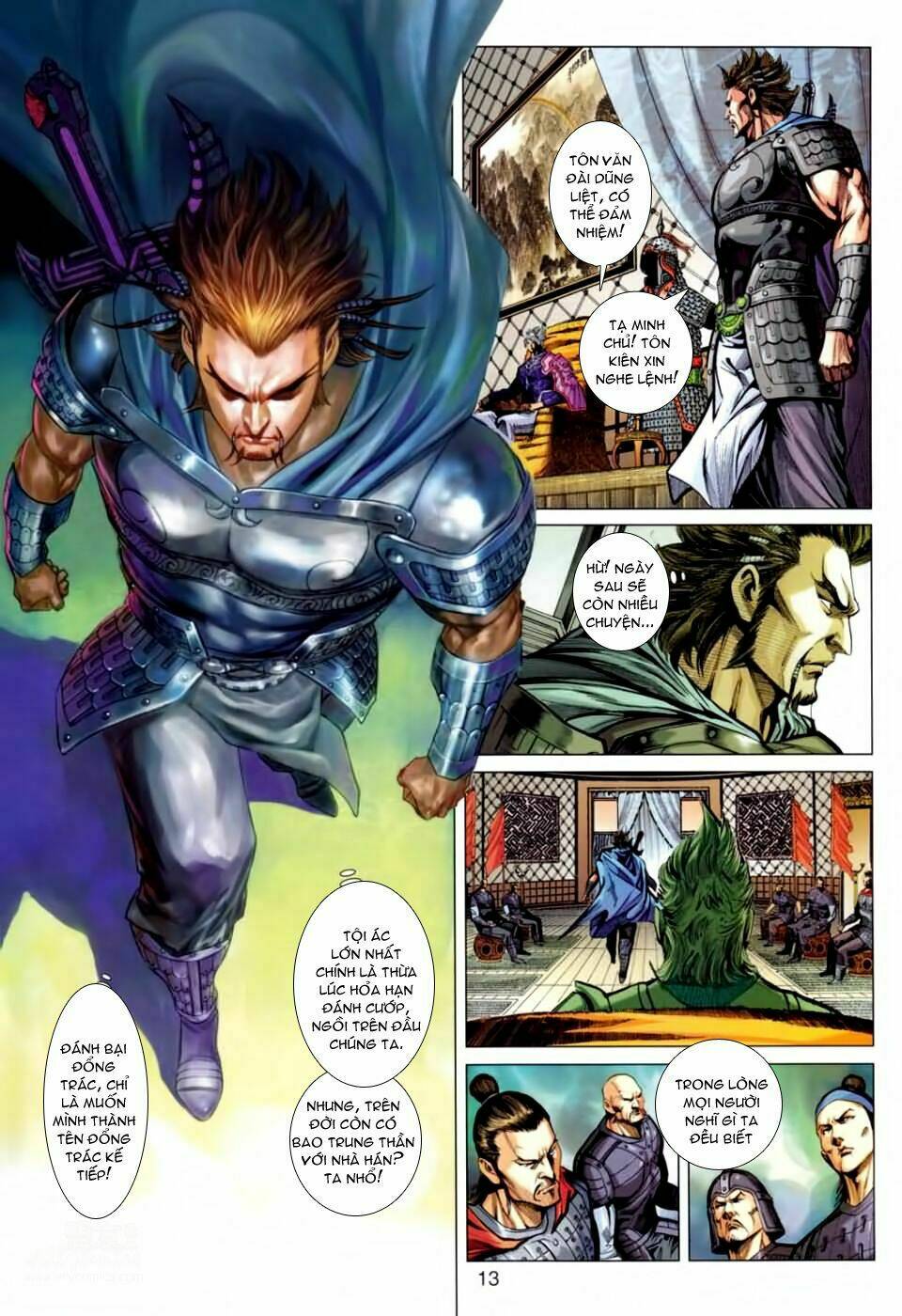 thiên tử truyền kỳ 7 - tam quốc kiêu hoàng chapter 21 11