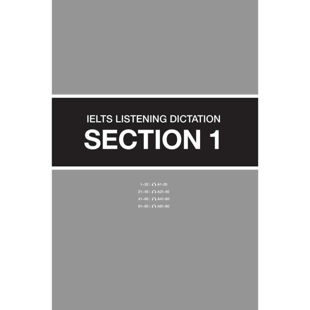 Sách-Perfect IELTS listening dictation vol.1