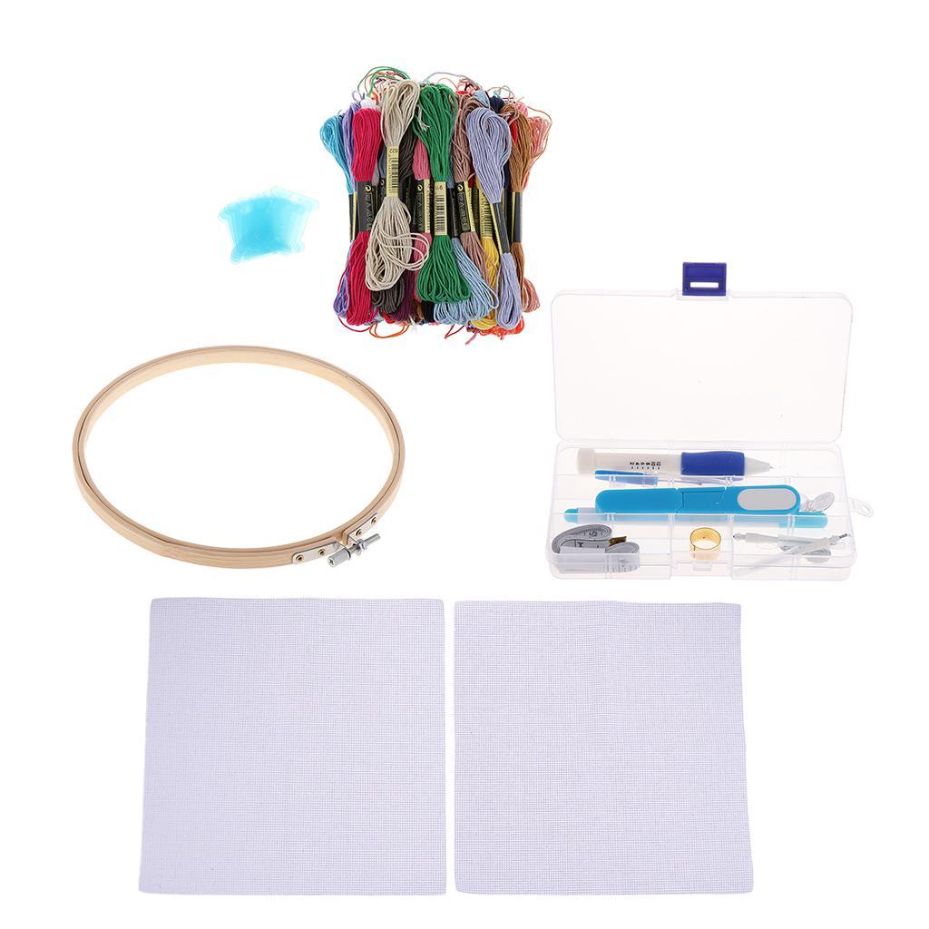 Full Range Of Embroidery Starter Kit Cross Stitch Tool Kit For Beginners