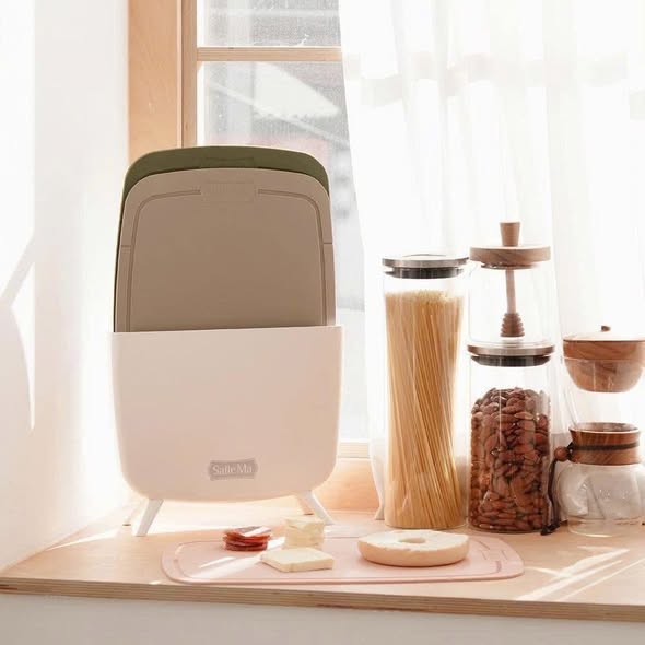 Bộ 3 Thớt TPU SalleMa Premium + 1 Khay Đựng Hàng chính hãng