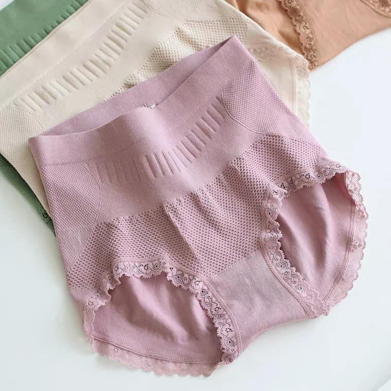 Quần lót gen bụng nhẹ, quần lót cạp cao định hình vòng eo siêu co giãn QGB/136