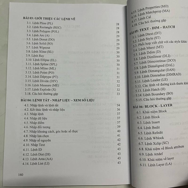 Sách - AUTOCAD Cơ Bản Cho Người Mới Bắt Đầu (Dành Cho Phiên Bản AutoCAD 2009 Đến 2020)