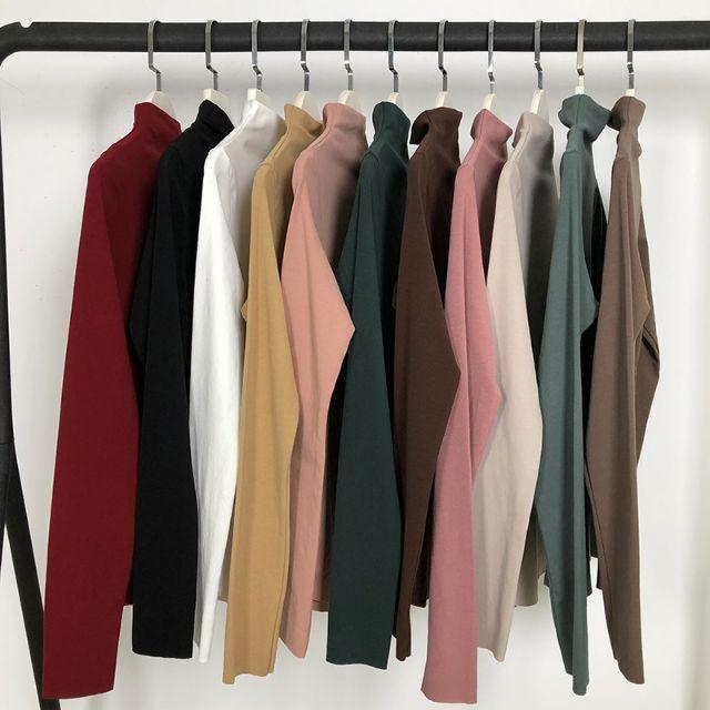 [SIZE S-XL Áo giữ nhiệt cổ 3cm