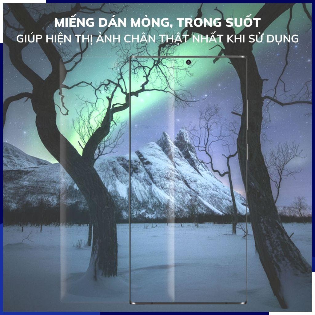 Dán màn hình s22 ultra chính hãng gor dẻo trong suốt dễ dán bảo vệ màn hình combo 3 miếng phụ kiện huỳnh tân store - Hàng nhập khẩu