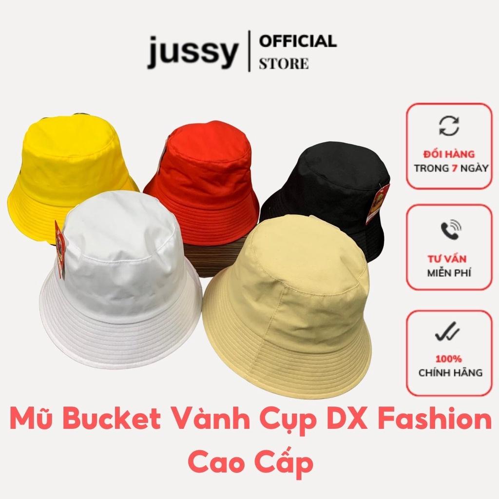 Mũ Bucket Trơn Vành Cụp Jussy Fashion Phong Cách Nón Tai Bèo Cụp Cá Tính Chất Vải Kaki ao Cấp Form Chuẩn Đẹp