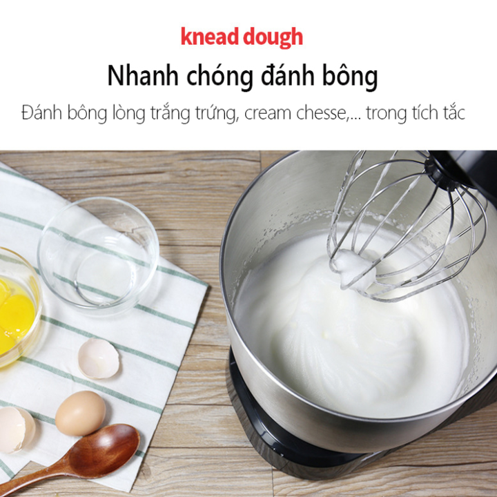 Máy trộn bột, đánh trứng 7 lít cao cấp DSP KM3057 - Công suất 1300W - HÀNG NHẬP KHẨU