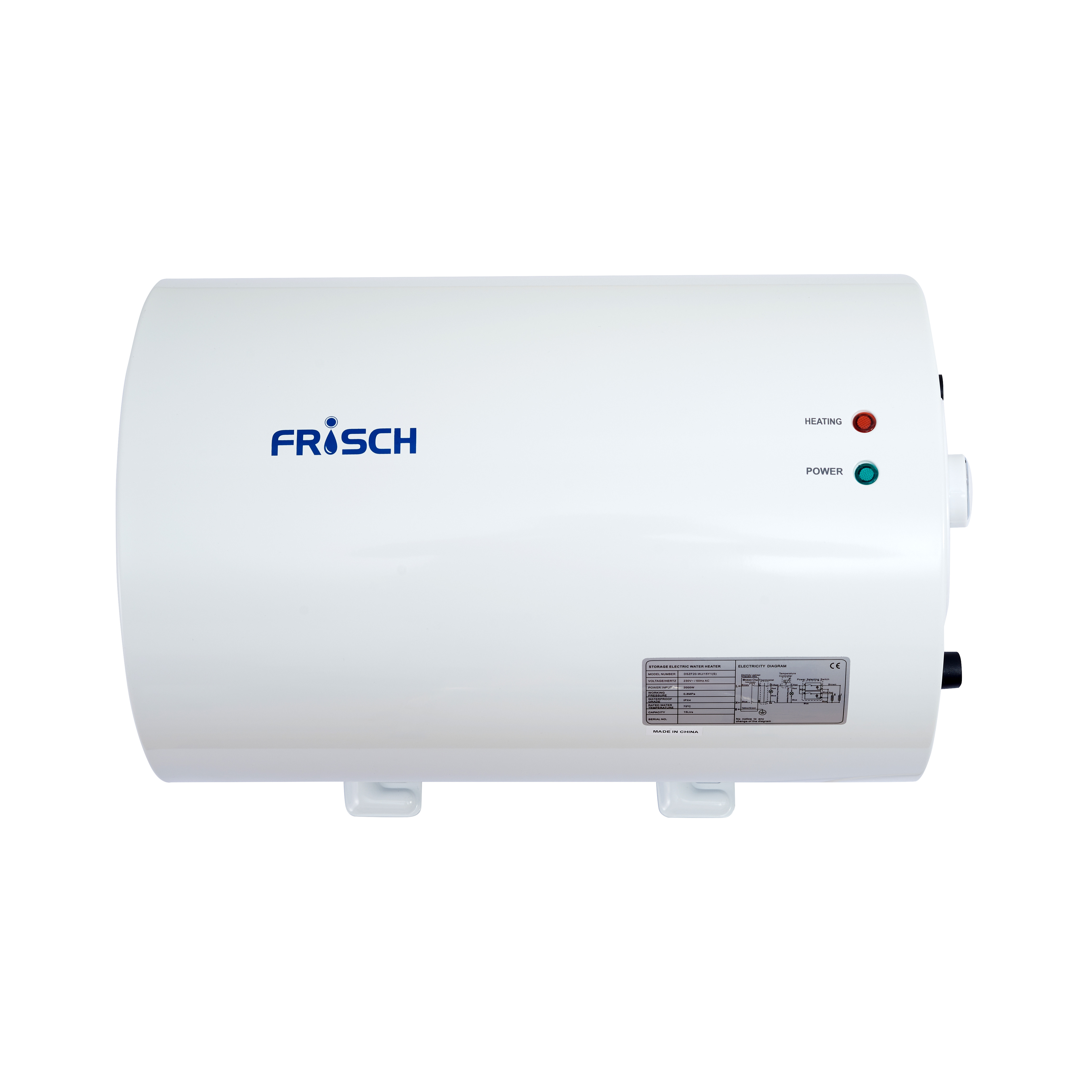 MÁY NƯỚC NÓNG GIÁN TIẾP FRISCH - FC 1520 20L CÔNG SUẤT 2000W MÃ SP DSZF20-WJ/15Y1 - BÌNH NƯỚC NÓNG CHÍNH HÃNG