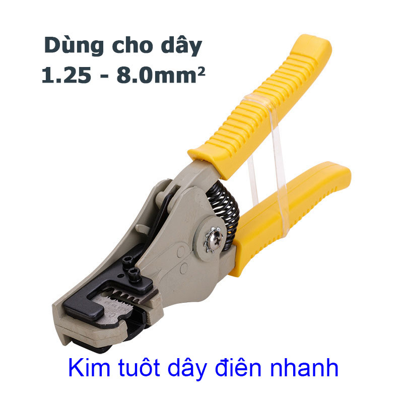 Kìm tuốt dây điện nhanh cho dây từ 1.25 - 8.0mm2