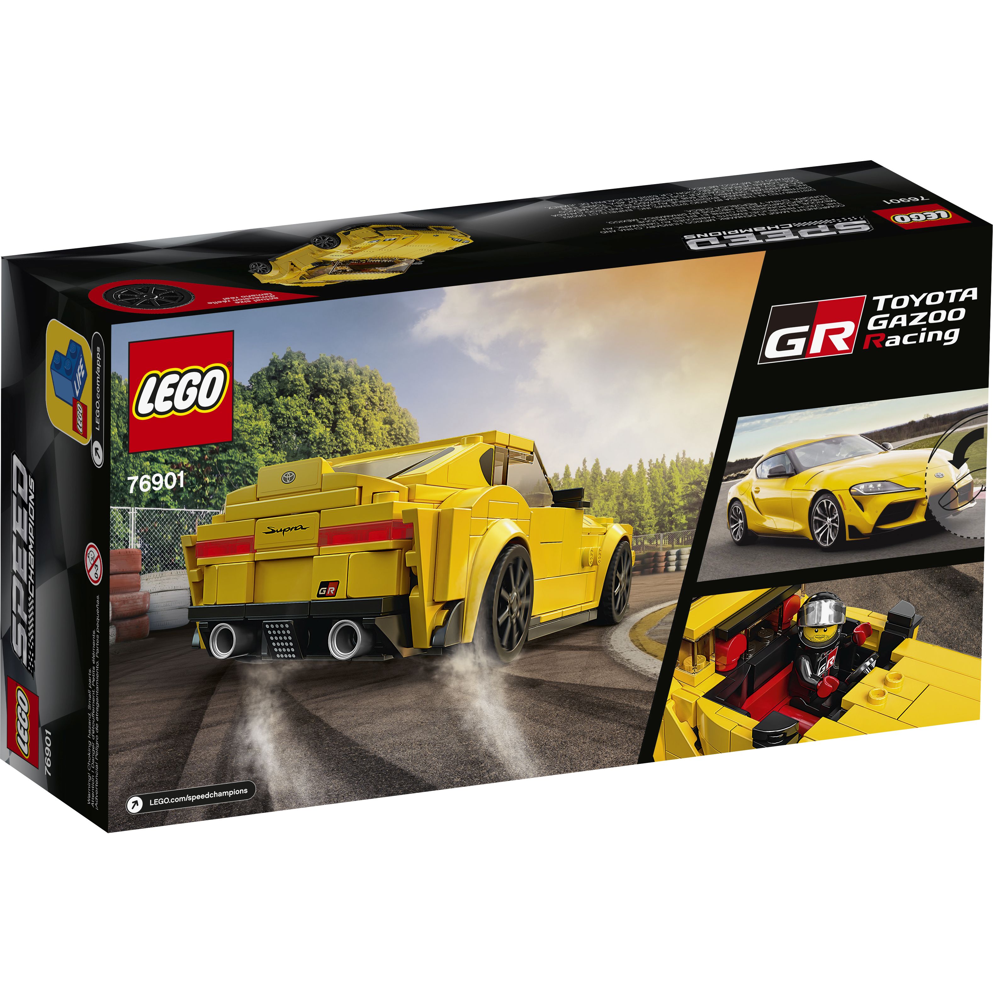 LEGO Speed Champions 76901 Siêu Xe Toyota GR Supra (299 chi tiết)