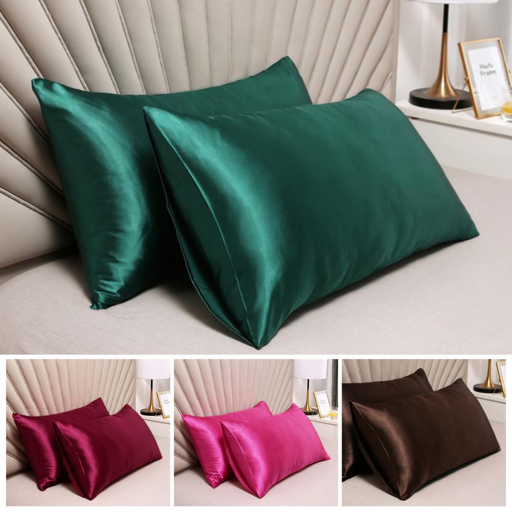 Miễn Phí Vận Chuyển 100% Thiên Nhiên Dâu Tằm Lụa Áo Gối Dây Kéo Áo Gối Nằm Gối Khỏe Mạnh Tiêu Chuẩn Hoàng Hậu Vua Nhiều Màu