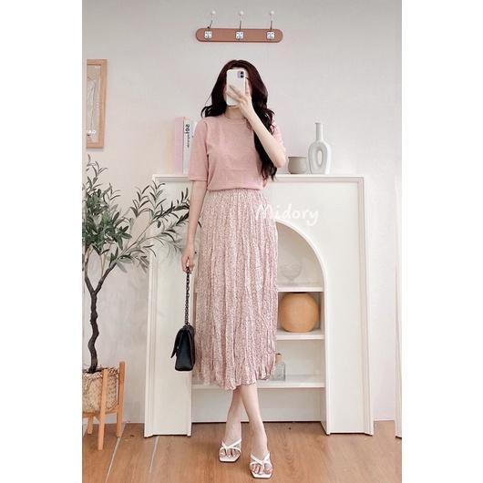 Chân váy hoa các màu