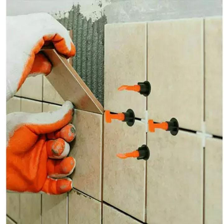 Ke Cân Bằng Lát Gạch Nền Siêu Phẳng ️️ 100 Cái Ke Ốp Lát Gạch Tái Sử Dụng Nhiều Lần