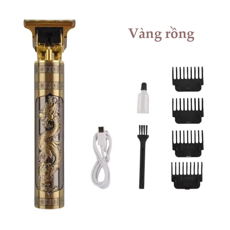 Tông Đơ Cắt Tóc Chấn Viền Cao cấp Salon và Gia Đình Vintage T9