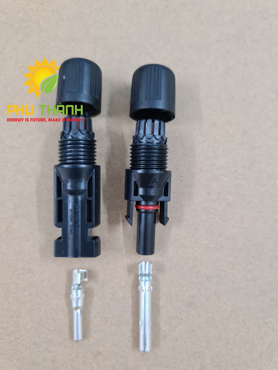Jack kết nối MC4 1000V - SU đực cái kèm 2 lõi dùng cho năng lượng mặt trời Solar