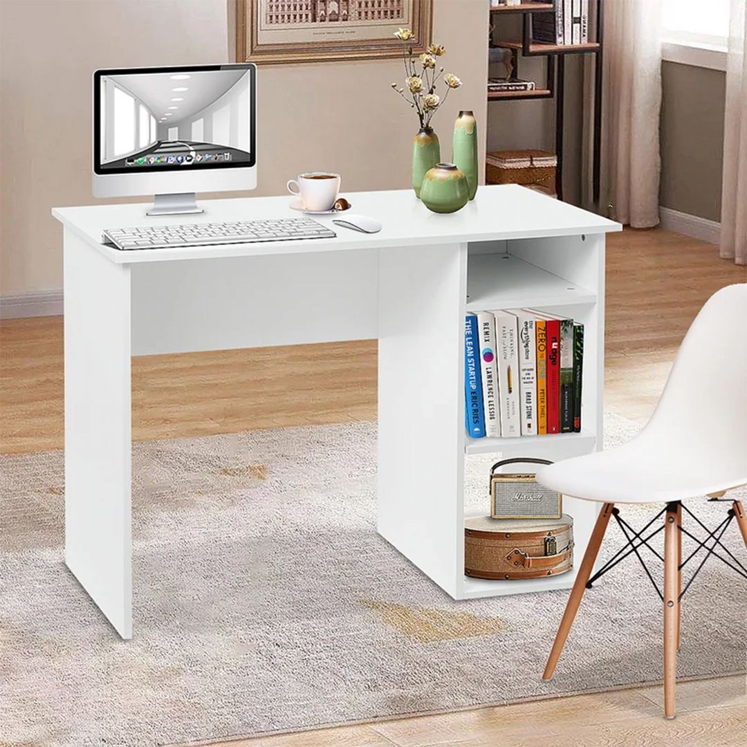 Bàn làm việc, bàn học gỗ hiện đại SMLIFE Dobbs | Gỗ MDF dày 17mm chống ẩm | D100xR50xC75cm