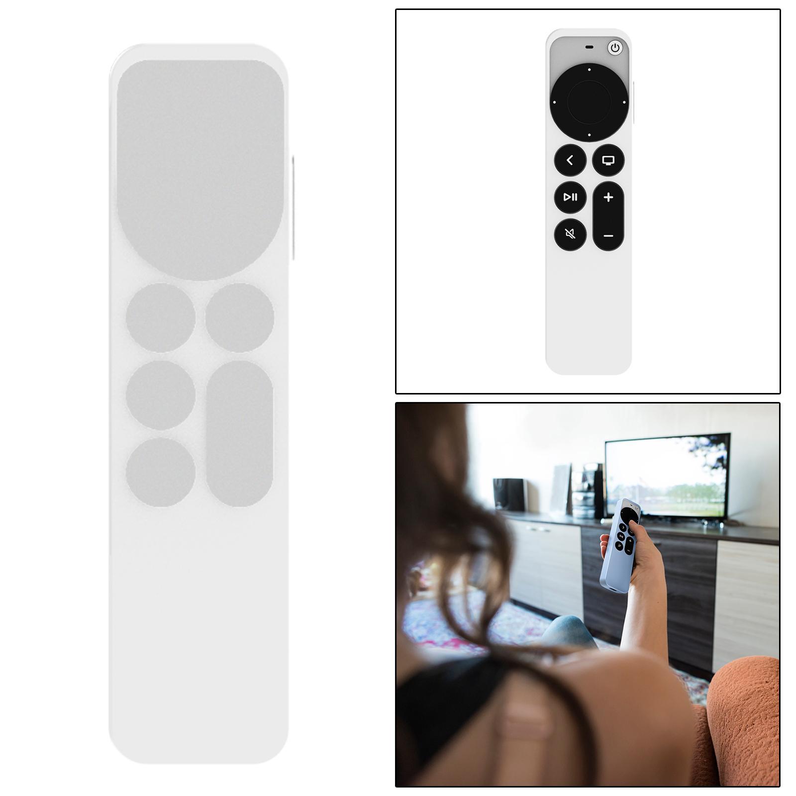 Silicone Remote Control Protective Case White