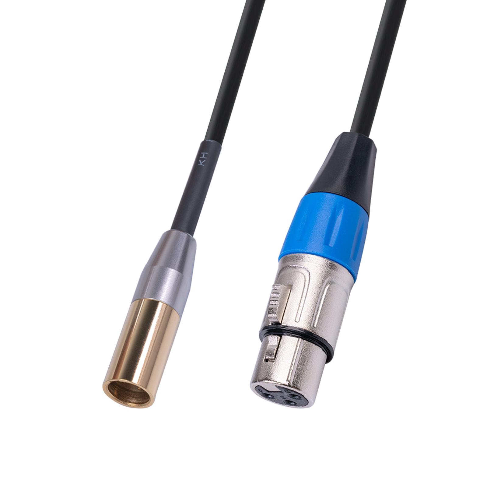 Mini XLR Male to XLR Female Adapter Cable, 3-pin Mini XLR Male to XLR Female Adapter Cable, for BMPCC 4K Camera Video Assist 4K Sharp 8K