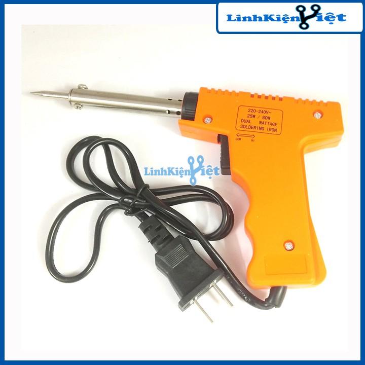 Mỏ Hàn Nhiệt Dạng Súng Soldering IRON Hai Chế Độ 25W-80W