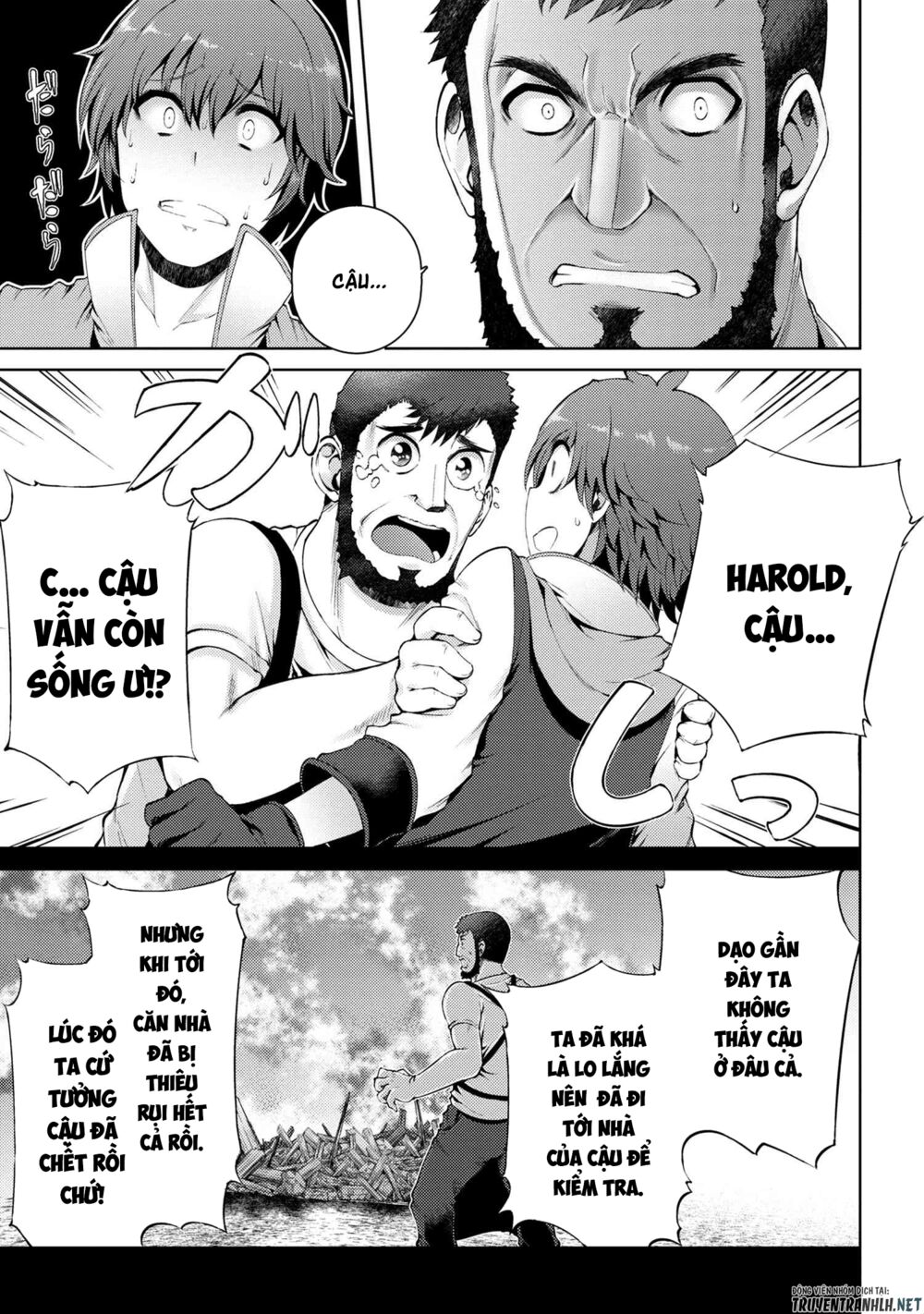 ngôi nhà của tôi đã bị đốt cháy, thế thì tại sao tôi không dùng hết số tiền còn lại để mua nô lệ dark elf? chapter 2.5 9