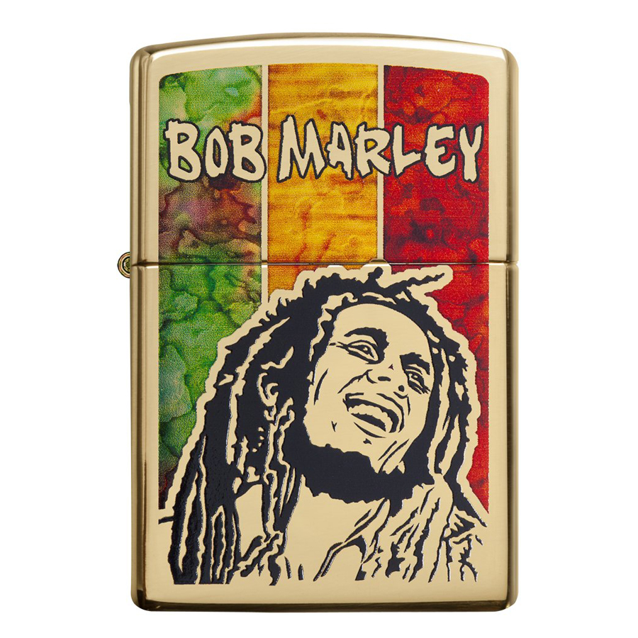 Bật Lửa Zippo 29490 Bob Marley Fusion High Polish Brass