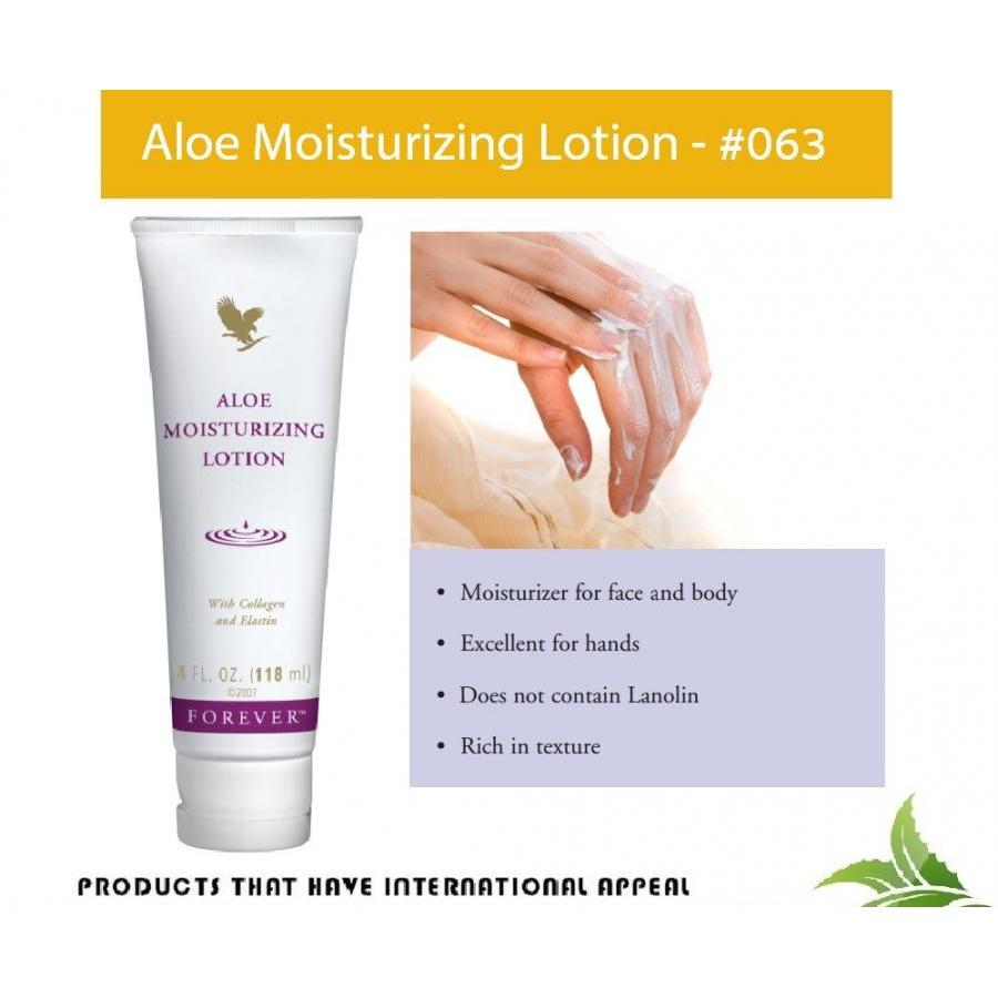 Combo 2 tuýp Kem dưỡng ẩm Aloe Moisturizing Lotion (#063) -118ml/tuýp