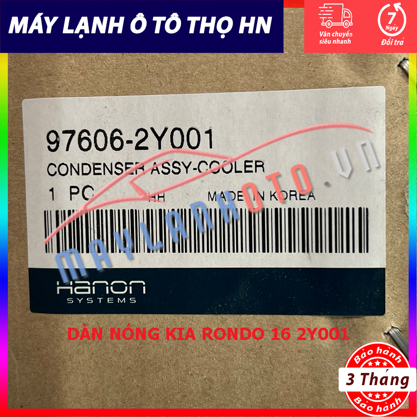 Dàn nóng Kia Rondo hàng xịn Hàn Quốc