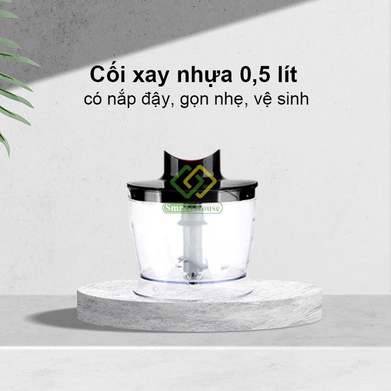 Máy xay đa năng cầm tay PERFEKT 600 W Dung tích 0.5 Lít