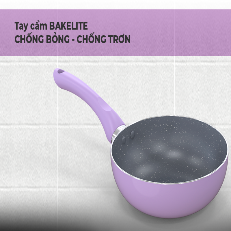 Bộ chảo quánh chống dính đáy từ Violet Sunhouse VI113