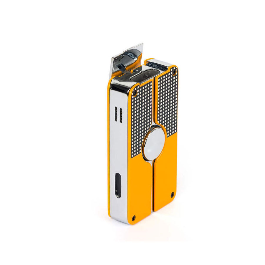 Hộp Quẹt Bật Lửa Gas Khò 3 Tia Mạnh Mẽ COB-58-1 Thích Hợp Cho Hút Xì Gà + Tặng Tai Nghe Nhét Tai Cao Cấp