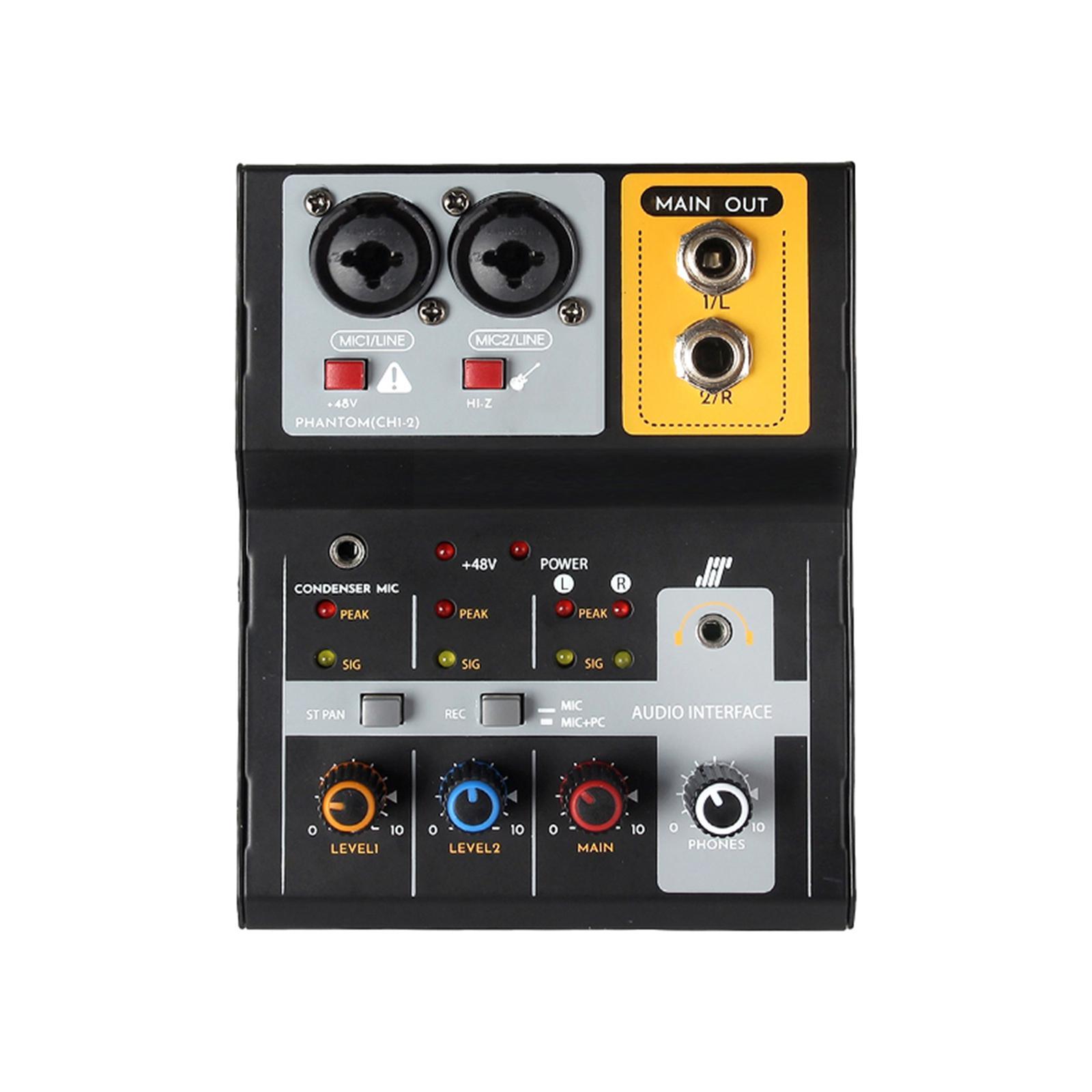 Mini Audio Mixer Audio Mixer Controller for Party Recording Studio Show